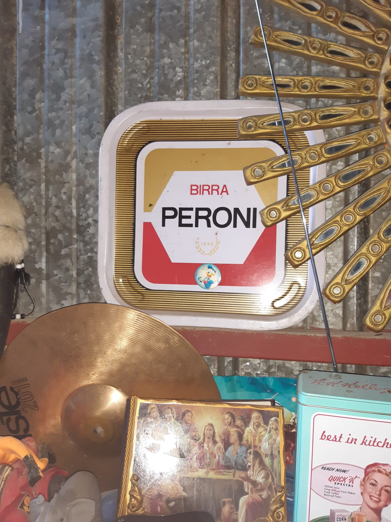 Cartel vintage de Peroni