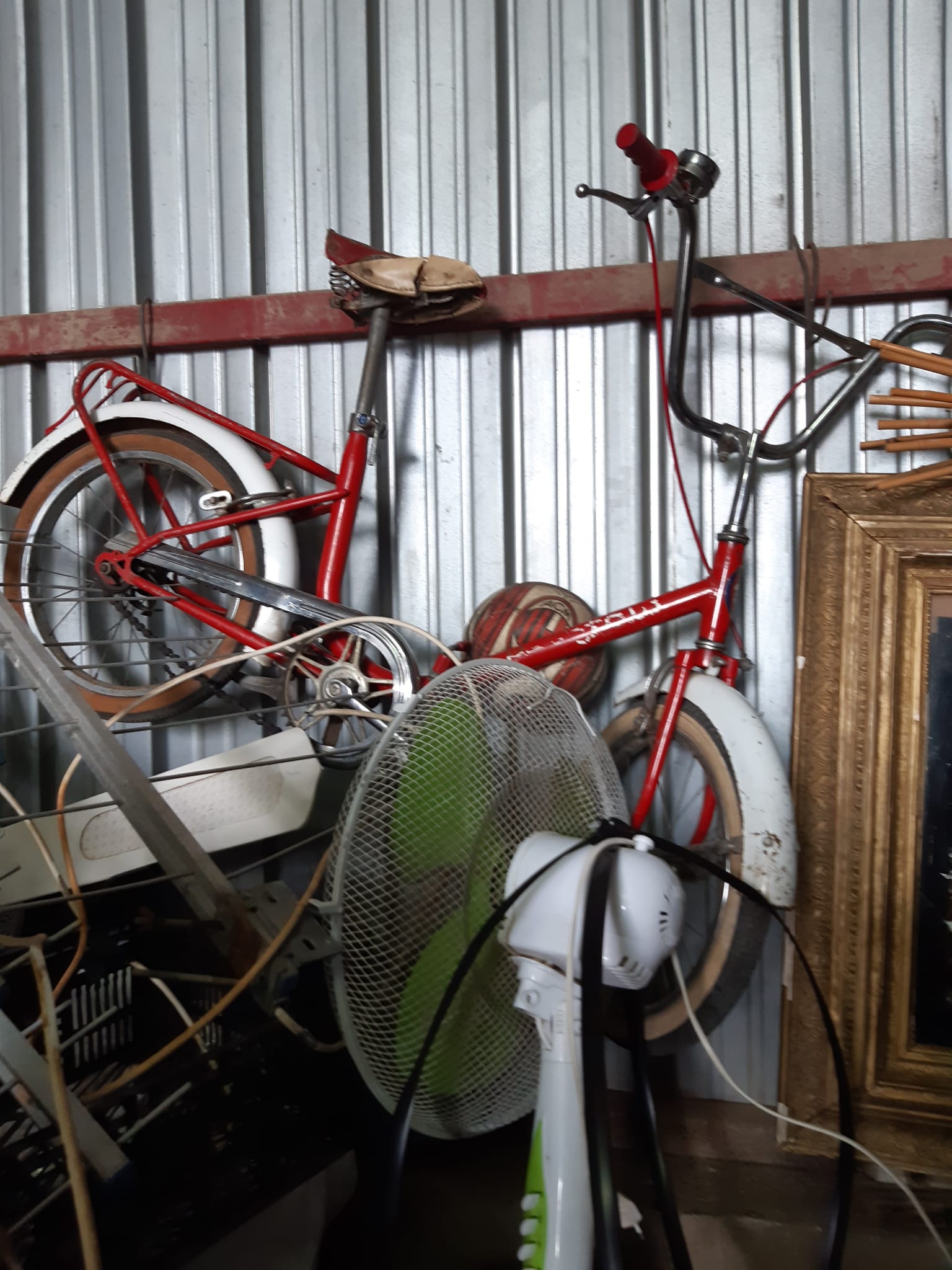 Bicicleta urbana roja